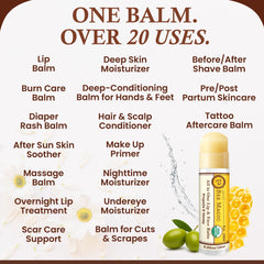 Sweet Bee Naturals dermatologist-recommended lip moisturizer for daily protection
