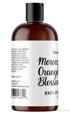Sweet Essentials Neroli water bottle with pop-top lid for travel-friendly skincare