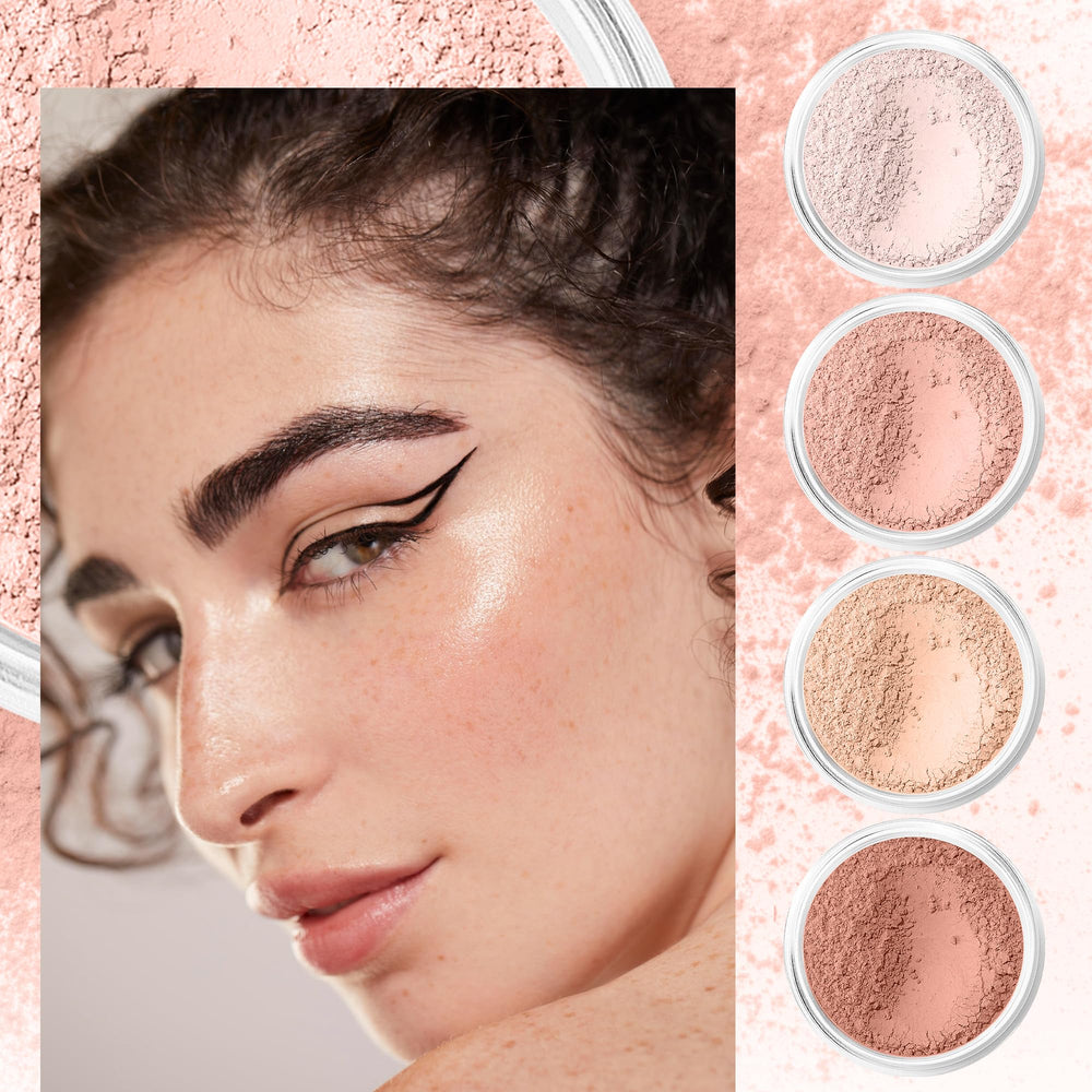 Sweet Face Minerals BLUSH Label details for shade recognition and color guide.