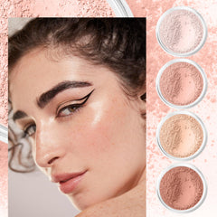 Sweet Face Minerals BLUSH Label details for shade recognition and color guide.