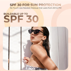 Packaging of Sweet Face Minerals Light Tan Foundation with sifter lid