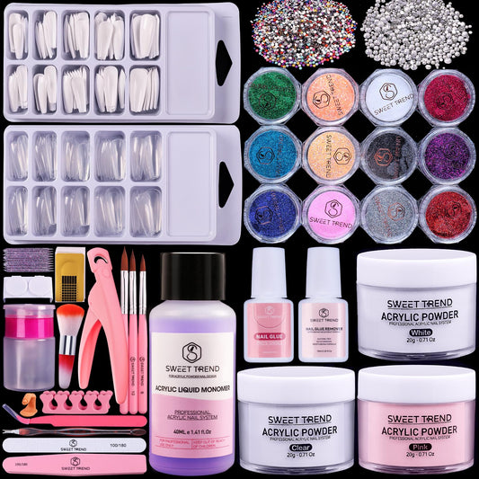 Sweet Trend Beginners Nail Kit cover image showing all-in-one home manicure setup
