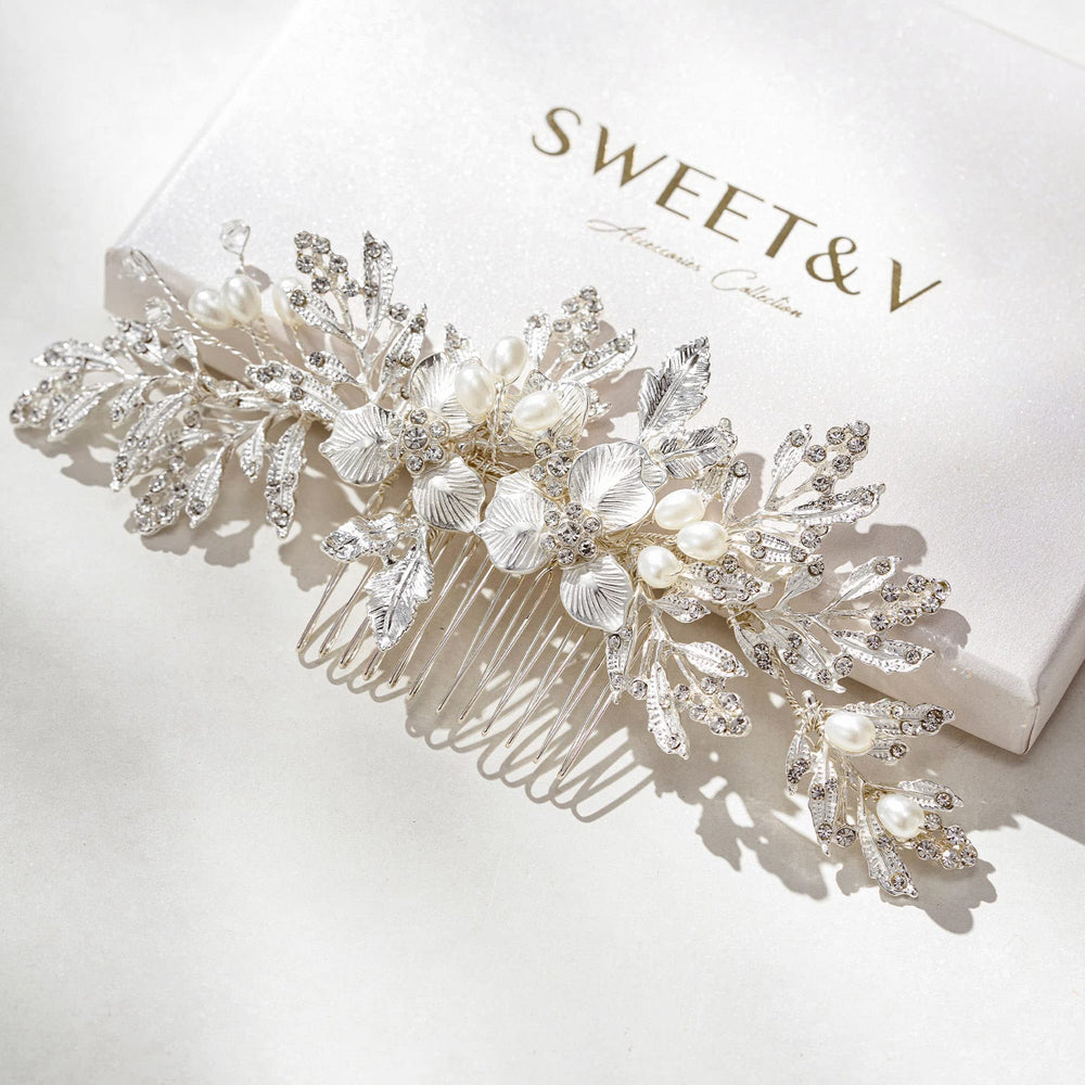 SweetV handmade wedding accessory clip for versatile styling and secure hold.