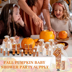 Swiffen autumn leaves and pumpkin design adds elegance to events.