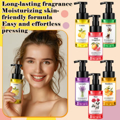 Swiffen foaming hand soap with variety colors for kitchen and bathroom settings.