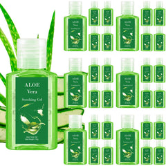 Swiffen mini aloe vera gel 1oz travel bottle for quick skin soothing.