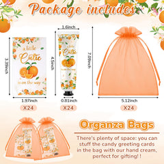 Swiffen organza bags and thank-you cards accompany each set for elegant gifting.