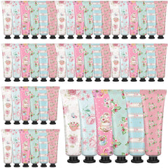 Swiffen Tea Party Hand Cream Gift Set in multicolor boxes for guests' moisture