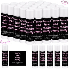 Swiffen Valentine lip balm 50-pack display for Galentine's Day gifting