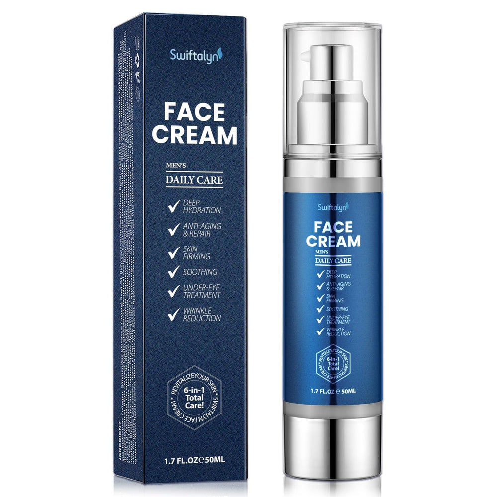 Swiftalyn 6-in-1 face cream bottle front for premium hydration