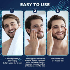 Eye-area application with Swiftalyn cream for refreshed look