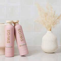 Swigs shiny wig aftercare supports radiant, healthy-looking locks.