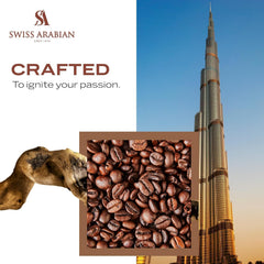 Swiss Arabian Opulence of Dubai Extrait rose note hints at its floral heart.