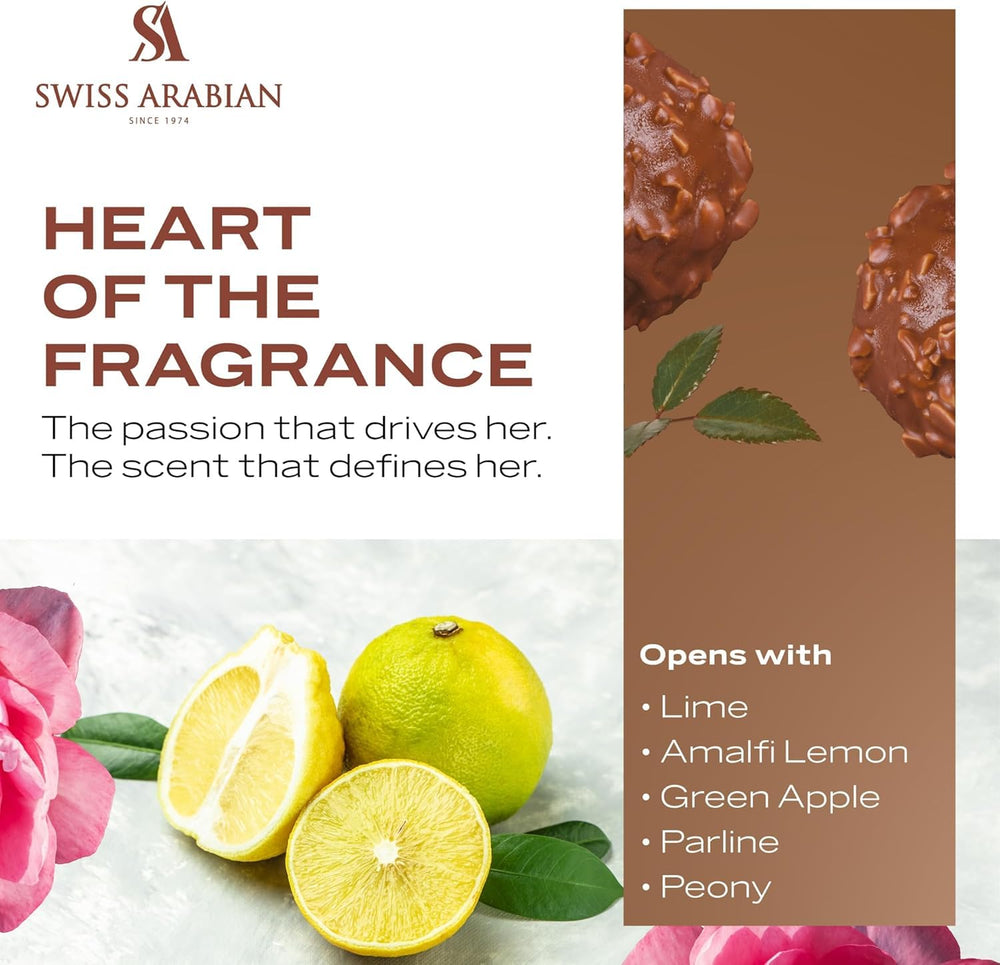 Swiss Arabian Shaghaf packaging with gold accents communicates premium craftsmanship