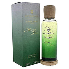 Swiss Army Mystique Forest bottle with a woody scent for daily wear and odor masking