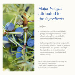Pre-workout massage with SwissJust Juniper Cream for readiness