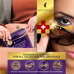 SWISSÖKOLAB elasticity-focused eye mask supports firmness around the eyes.