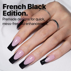 SXC 150-piece nail tip kit in 15 sizes fits a variety of nail shapes for customization.