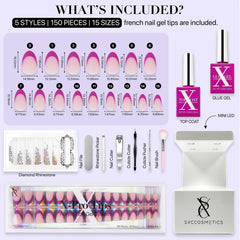 SXC 16 sizes option ensures precise fit for most nails.