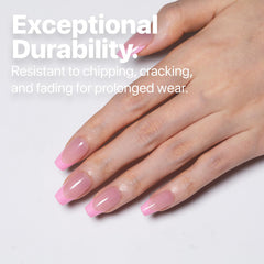 SXC brown gel finish adds a polished French look for everyday elegance