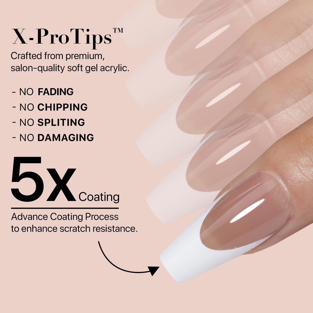 SXC easy-application nails let you achieve salon-quality results at home.