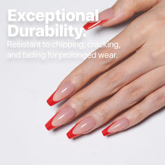 SXC ABS material press-on nails emphasize lightweight comfort
