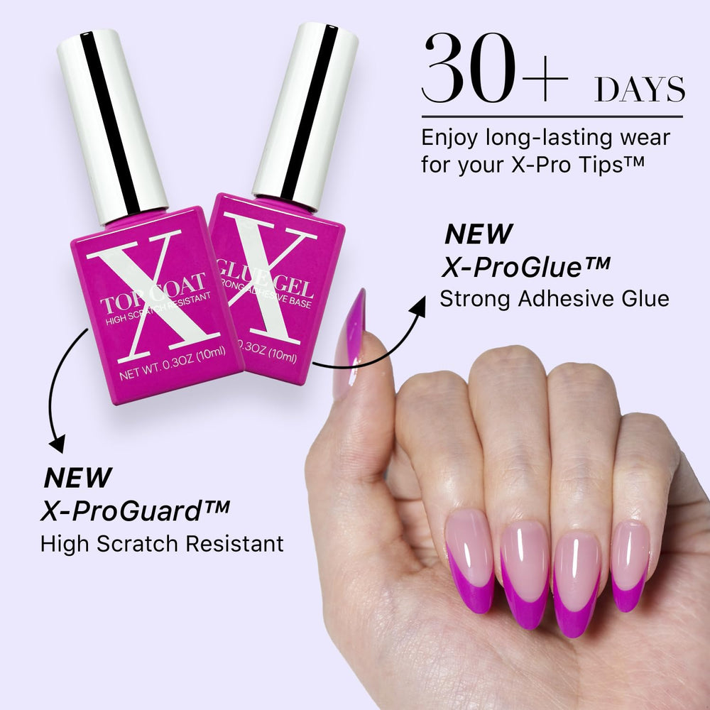 Lightweight design sits comfortably on natural nails for all-day wear