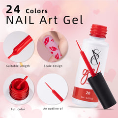 SXC gold and silver glitter accents for creative nail designs