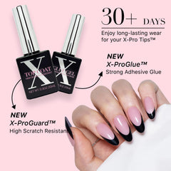 SXC reusable nails designed for up to 3+ weeks wear.