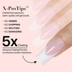 SXC Ultra-fit kit with 15 sizes ensures a secure, comfortable nail fit.