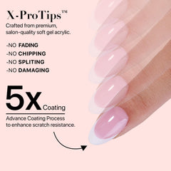 SXC nails offering versatile, elegant appeal for casual or formal wear.