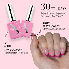 SXC X-Pro Tips pink-tone preview highlights natural pink base with white tip.