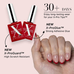 SXC X-Pro Tips Red Edition gift-packaging evokes luxe gifting for nail lovers