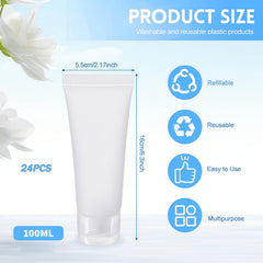 SYBL squeezable 100ml tube with screw cap for mess-free dispensing.