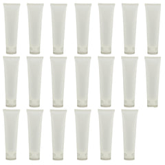 SYBL easy-squeeze tubes work with body lotion and shower gel.