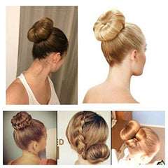 SZMWL donut bun maker in beige, medium size, comfortable fit.