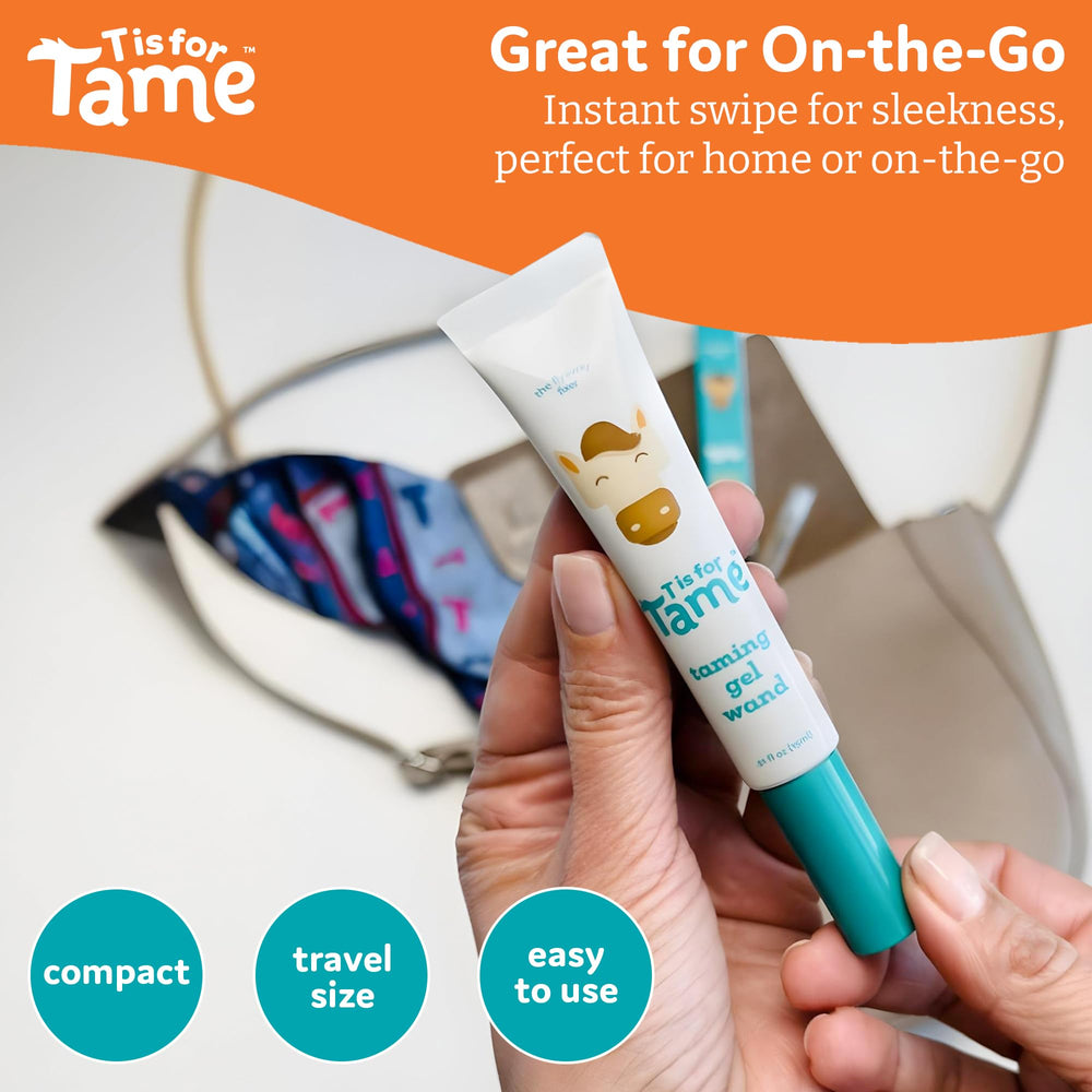 T is for Tame Taming Gel Wand vegan cruelty-free hair care