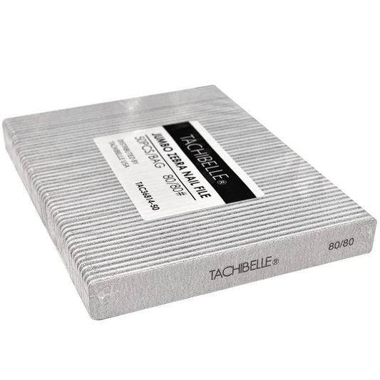 Tachibelle jumbo nail files 80/80 grit for fast shaping on natural and artificial nails.