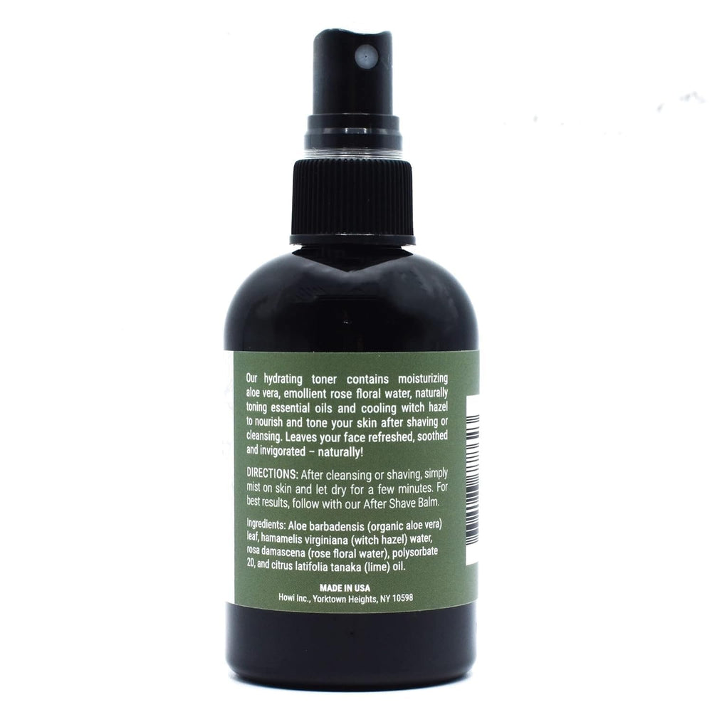 Taconic Shave all natural aftershave bottle mist in action supports cooling relief.