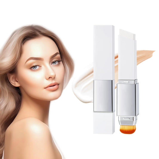 Taeery color-changing foundation stick base blends naturally with skin tone for a seamless look.
