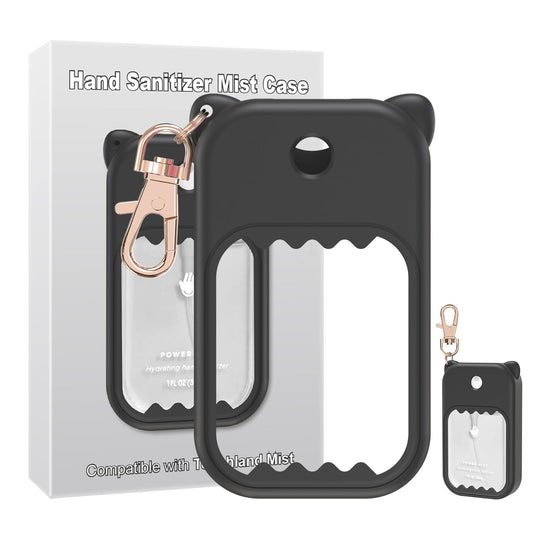 taessv hand sanitizer case with monster design protects Touchland bottle on the go