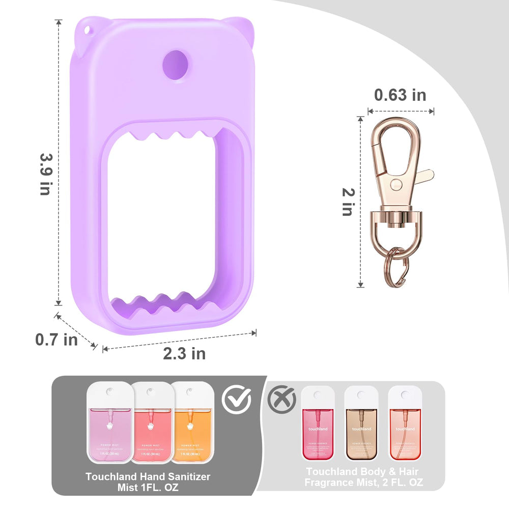 taessv Touchland case-fit precision prevents bottle from popping out.