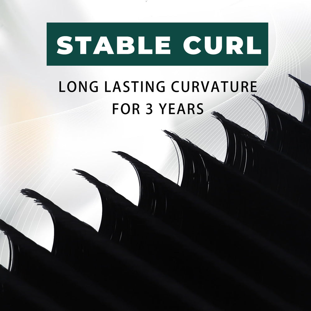 TAFFEAY Cashmere lashes 0.15mm thickness delivering bold enhancement.