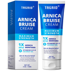 TAGRID Arnica Cream bottle front for easy daily use and quick topical relief.