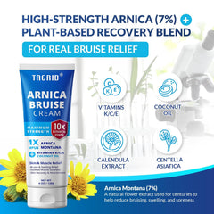TAGRID Arnica Cream texture-dispense shows smooth, fast-absorbing application.
