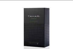 TAHARI Lemongrass EDT bottle cap close-up highlighting premium packaging and scent.