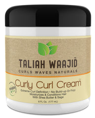 Cream texture close-up shows non-greasy, frizz-control formula.