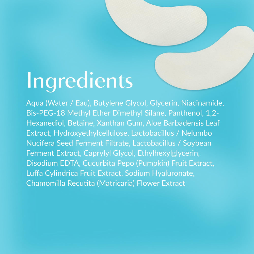 Talika Bio Enzymes Eye Patch aloe vera chamomile formula close-up.