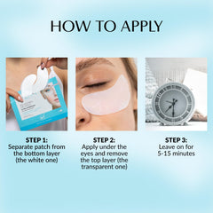 Talika Bio Enzymes Eye Patch biocellulose layer delivering actives.
