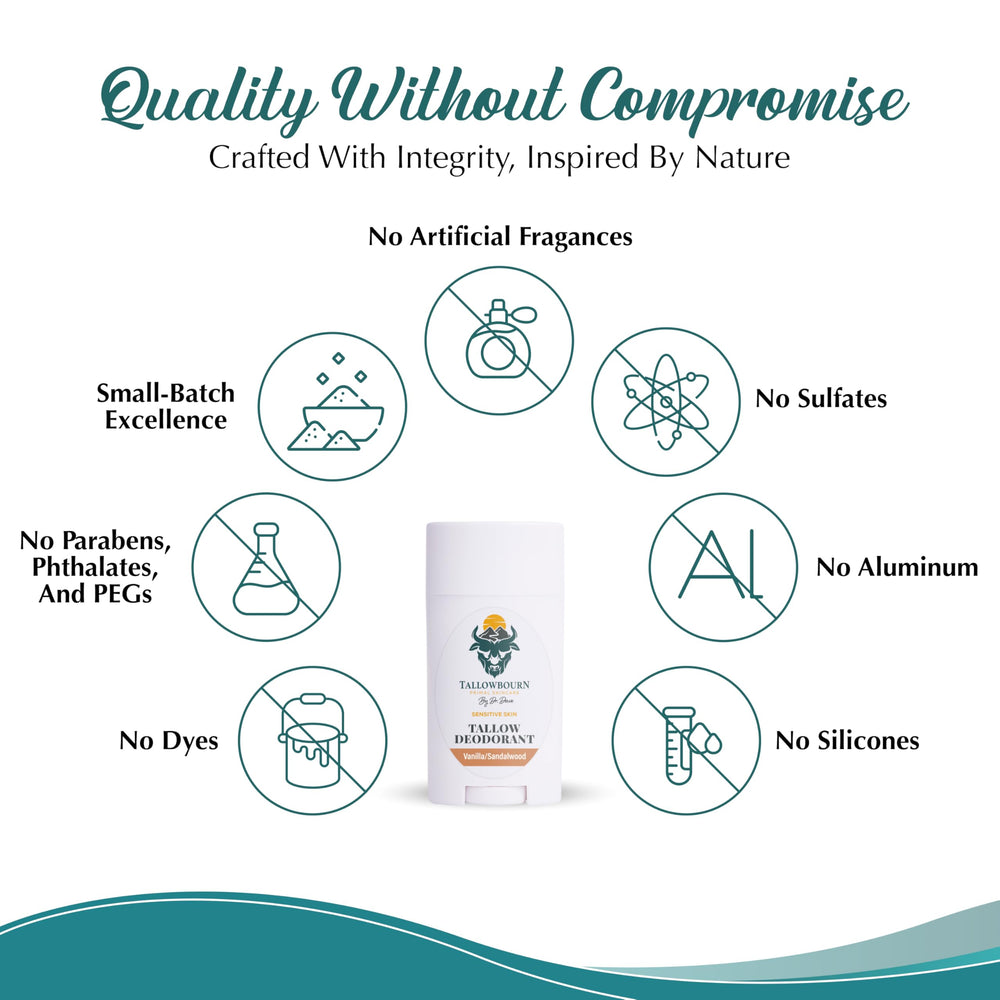 Tallowbourn packaging 3oz tube emphasizes travel friendly, mess free use.